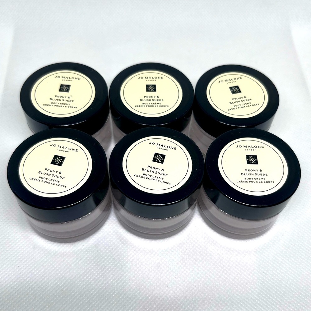 6 New Jo Malone Peony & Blush Suede Body Cream 0.5 Oz / 15 ML